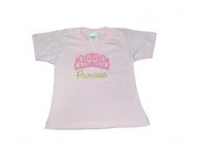 Camiseta M/C Princess/Prince PMG 252 Feminina - Gente Miuda 106772