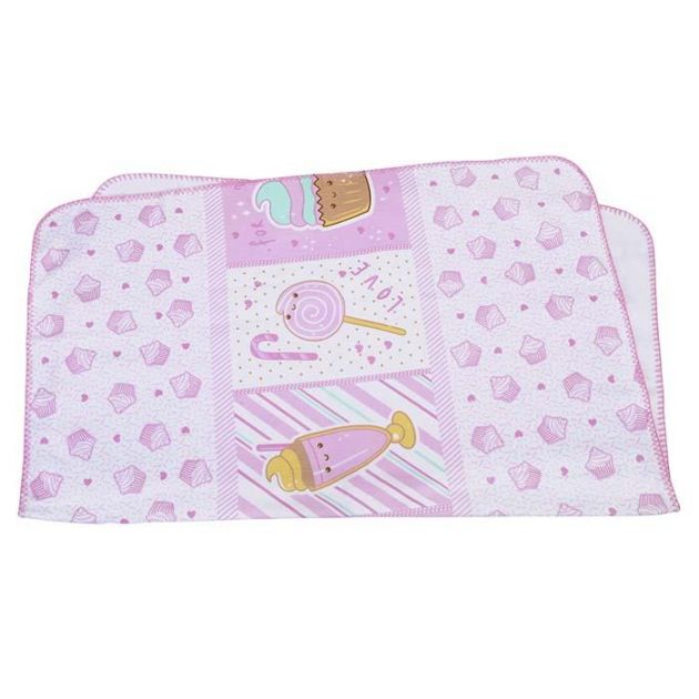 Cobertor Estampado 90x110 ROSA Baby Nice 344505 - Minasrey 107900